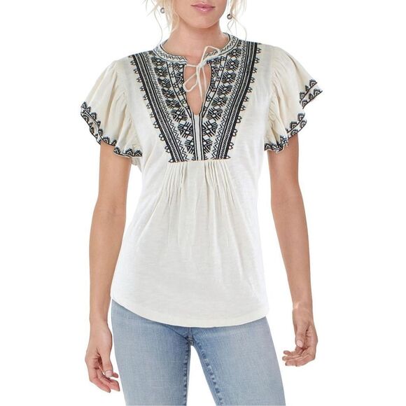 Lauren Ralph Lauren Tops - LAUREN RALPH LAUREN size petite large EMBROIDERED top BLOUSE
